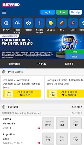 betfred extra places today.